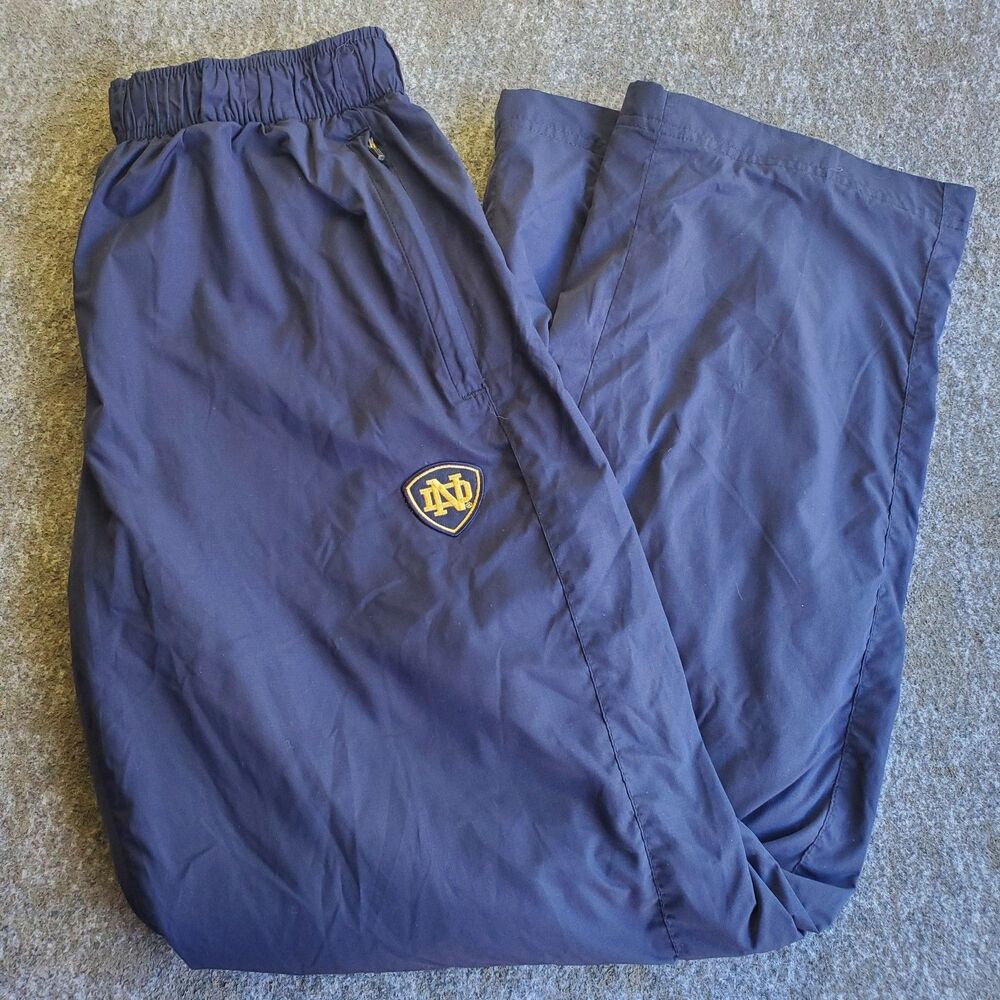 Adidas Climalite Notre Dame Fighting Irish Track Pants Men’s M Navy NCAA